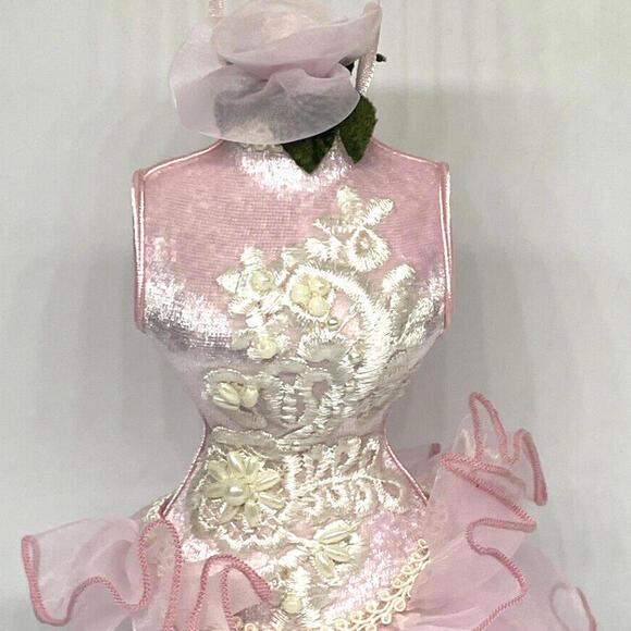 Other - Pink Tutu Dress Form Christmas Ornament Heart &‎ Handcrafted for All Time Sake